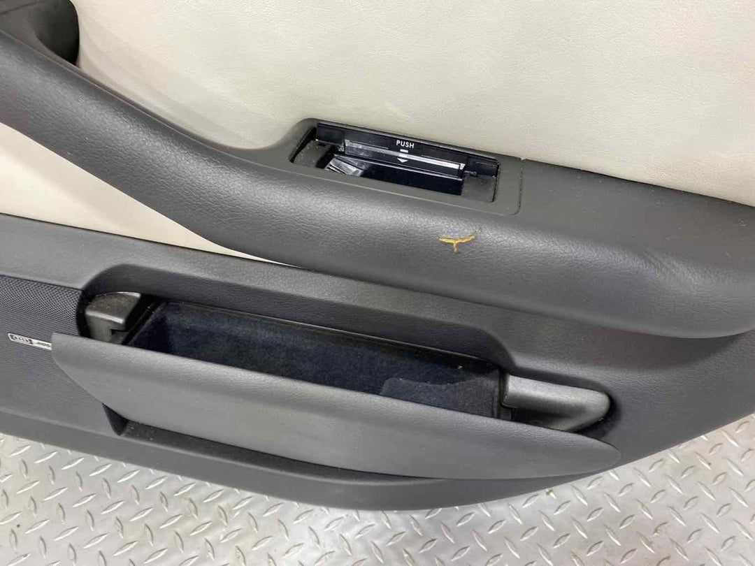 03-04 Audi RS6 Passenger Right REAR Door Trim Panel (Black/Silver QJ) See Notes