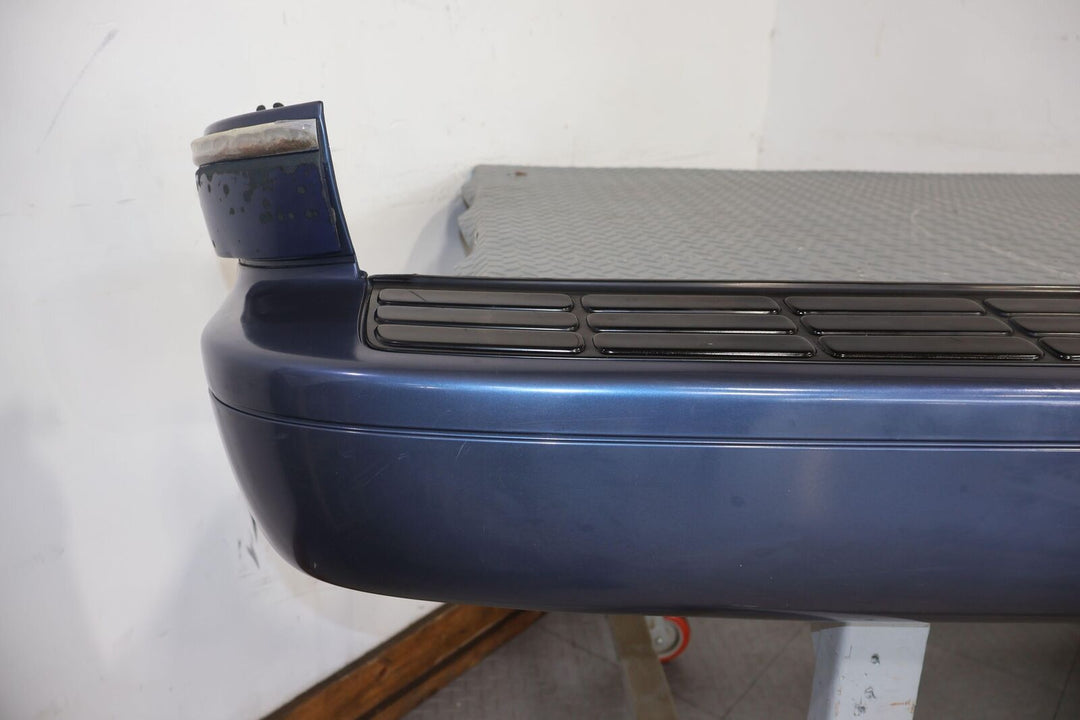 91-96 Chevy Caprice Wagon Rear Bumper OEM (Adriatic Blue 30u) Weathered Trim