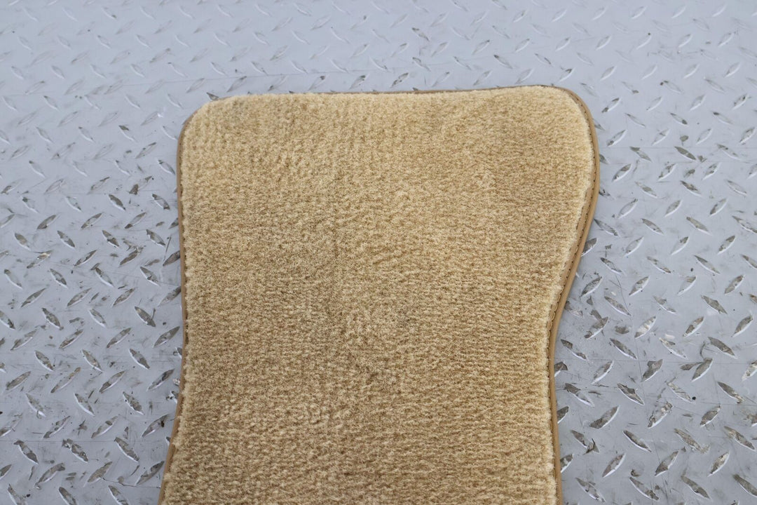 84-86 Chevy C4 Corvette Pair LH & RH Cloth Carpeted Floor Mats (Beige) OEM