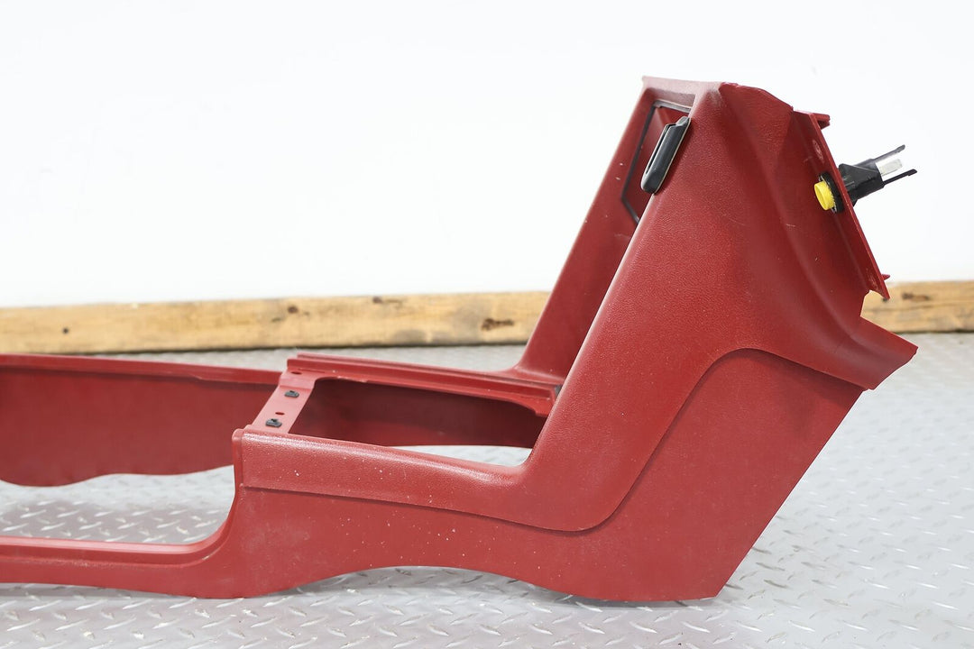 87-93 Ford Mustang Interior Bare Floor Console Base (Red) Sun Fade