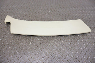 09 Aston Martin V8 Vantage Right RH Upper Dash Trim (Cream Truffle Leather)