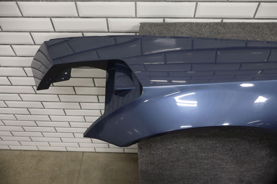 04-09 Cadillac XLR LH Left Driver Front Fender Blue Steel Repaint 34U See Photos