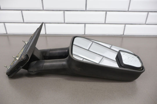 99-06 Chevy Silverado Sierra Pair Manual Folding Door Mirrors (Textured Black)