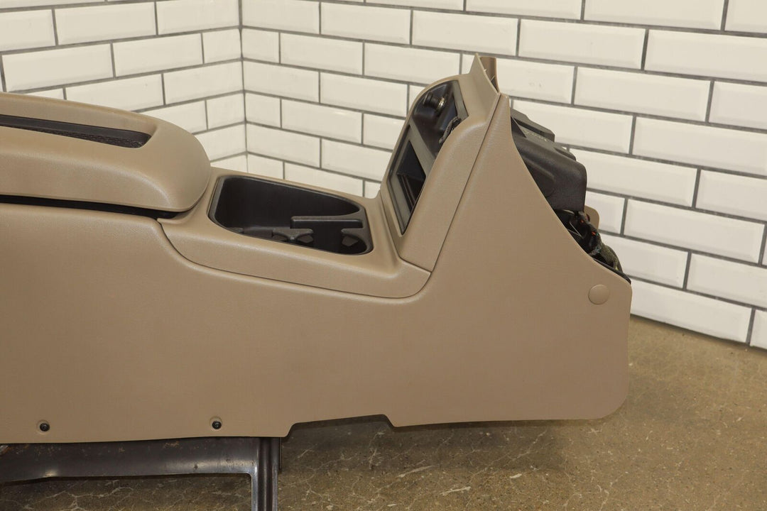 03-07 GMC Sierra Chevy Silverado Center Floor Console Glovebox (Tan/Neutral)