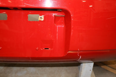 92-00 Lexus SC300 SC400 OEM Rear Bumper W/Rebar (Super Red 3L2) Paint Chipping