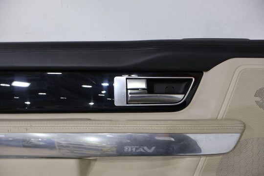 10-13 Land Rover Range Rover Sport Rear Left Door Trim Panel (Ivory/Ocean IOA)