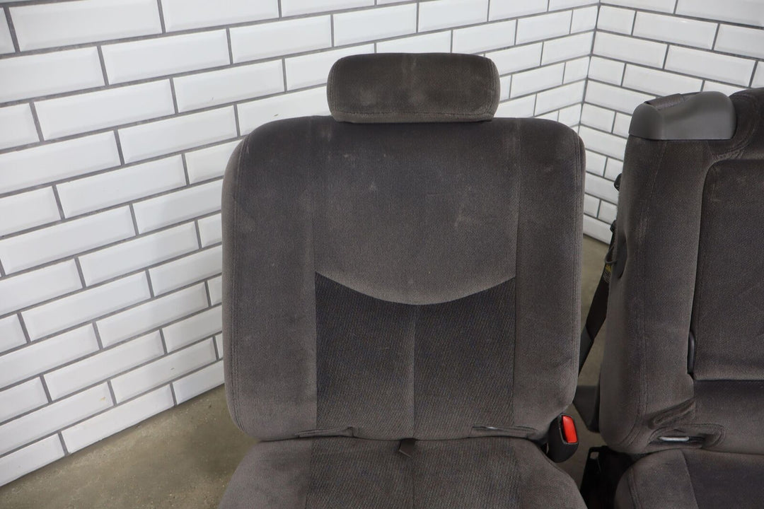 03-07 GMC Sierra 1500HD Crew Cab Rear Bench Seat (Dark Pewter) Cloth