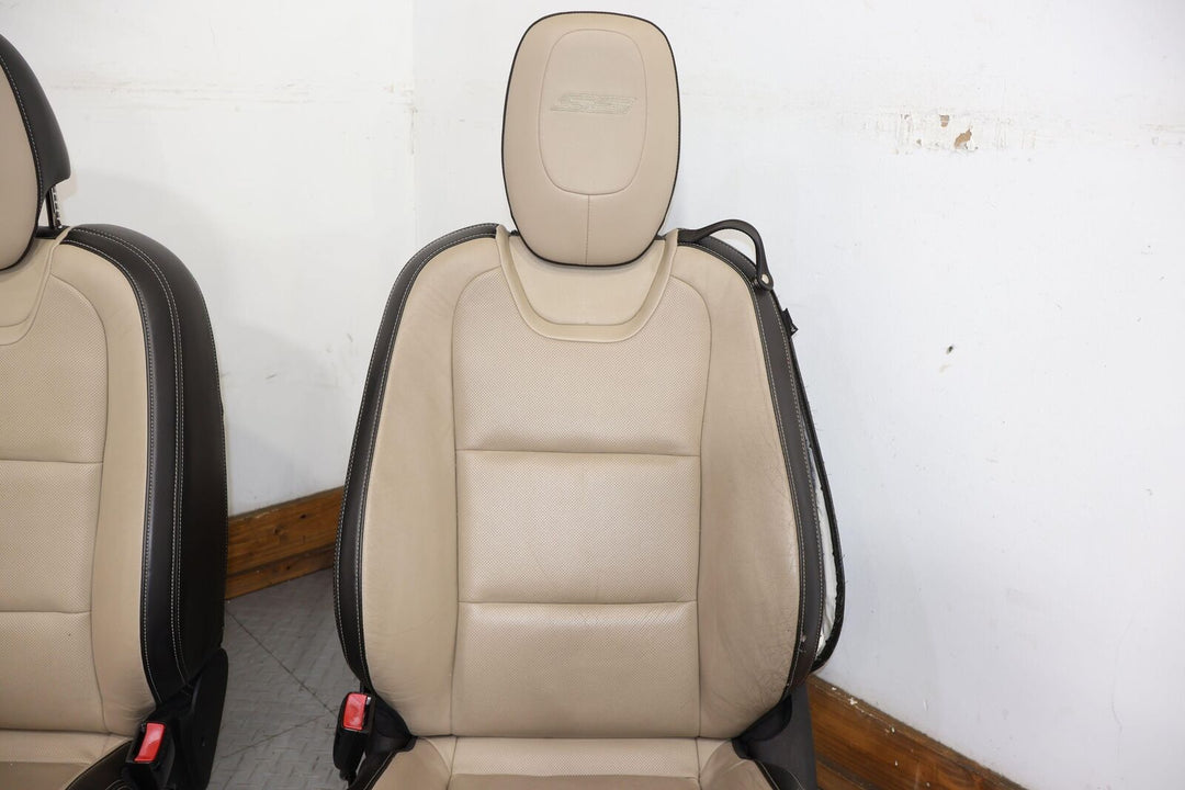 2010 Chevy Camaro SS Leather Seat Set (Beige AFO) Power Tested(Driver Bag Blown)