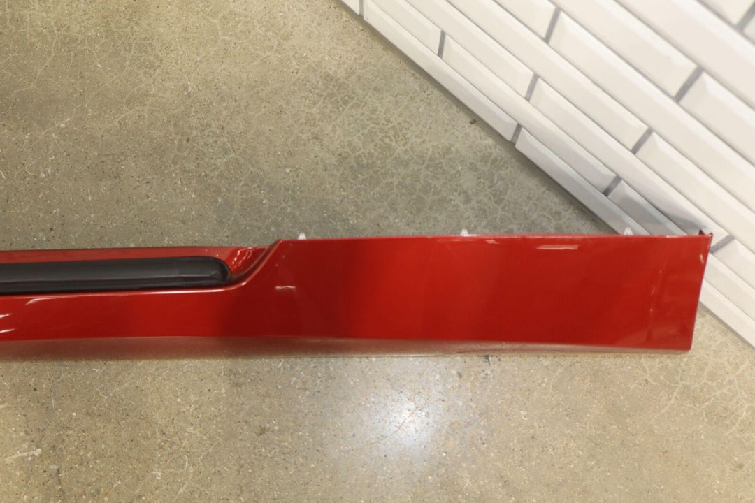 14-15 Chevy Camaro Left Driver Rocker Molding Red Rock Metallic (G7P) Scuffed