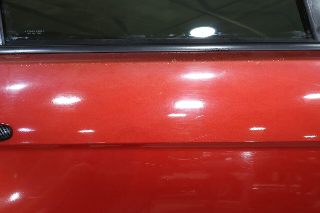 08-15 Mitsubishi Lancer EVO X Rear Right Door W/Glass (Rally Red P26) See Photos