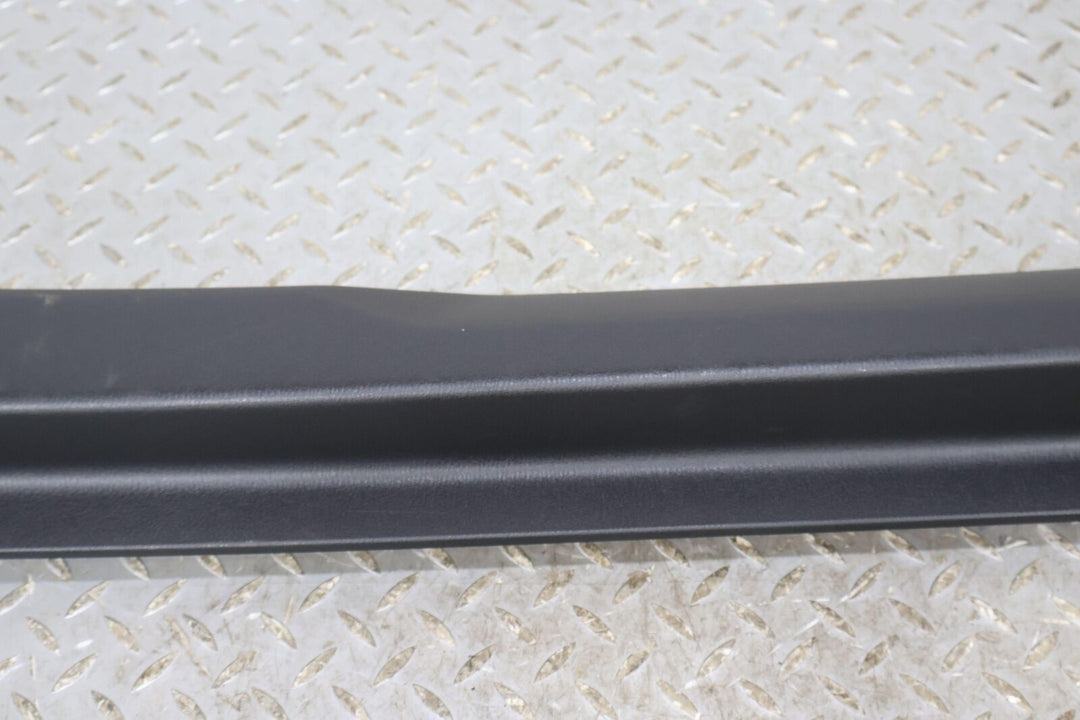 17-19 Fiat 124 Spider Pair LH&RH Interior Door Sill Entry Plates (Nero XR)