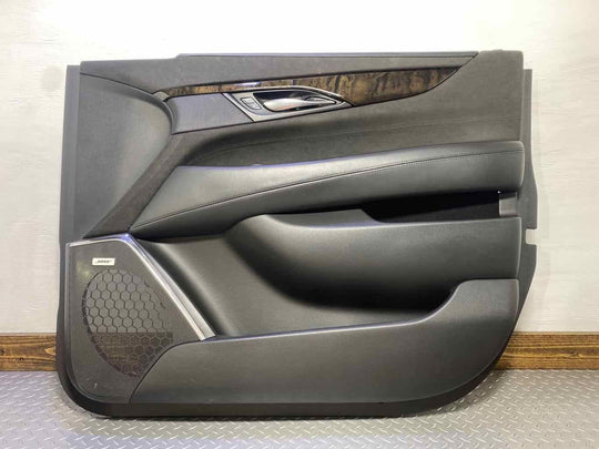 15-18 Cadillac Escalade ESV Front Right RH Door Trim Panel (Jet Black HJU)