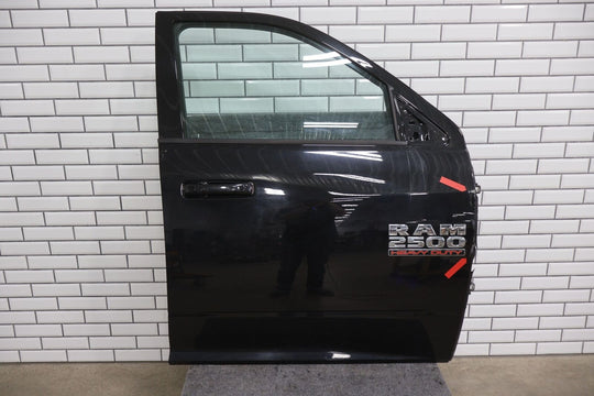 10-18 Ram 2500 4th Gen Mega Cab Front Right RH Door (Brilliant Black PXR)