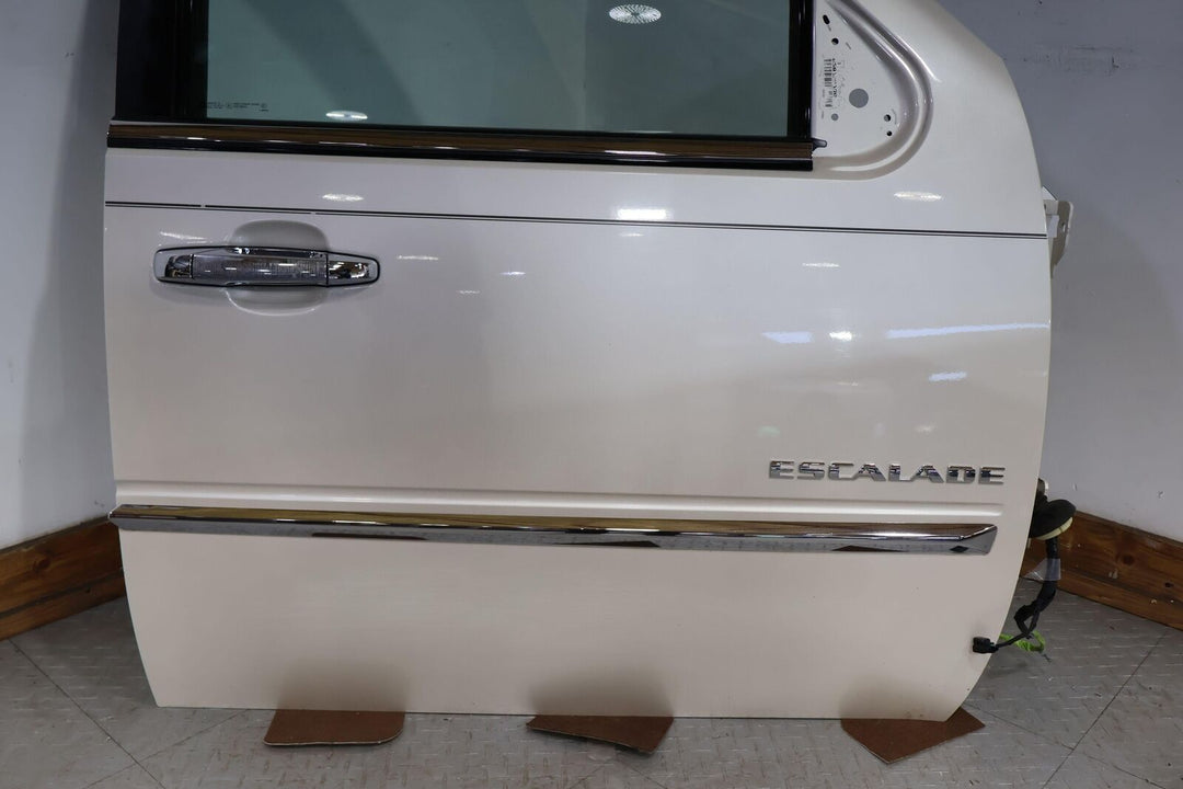 11-14 Cadillac Escalade Short WB Front Right RH Door W/Glass (White Diamond 98U)