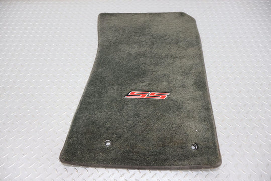 10-15 Chevy Camaro SS Pair LH & RH Cloth Front Floor Mats (Dark Gray W/ SS Logo)