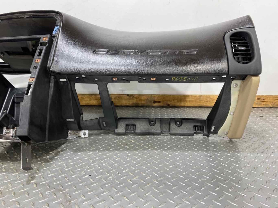 05-08 Chevy Corvette C6 Bare HUD Dash Panel (Light Cashmere 31i) See Notes