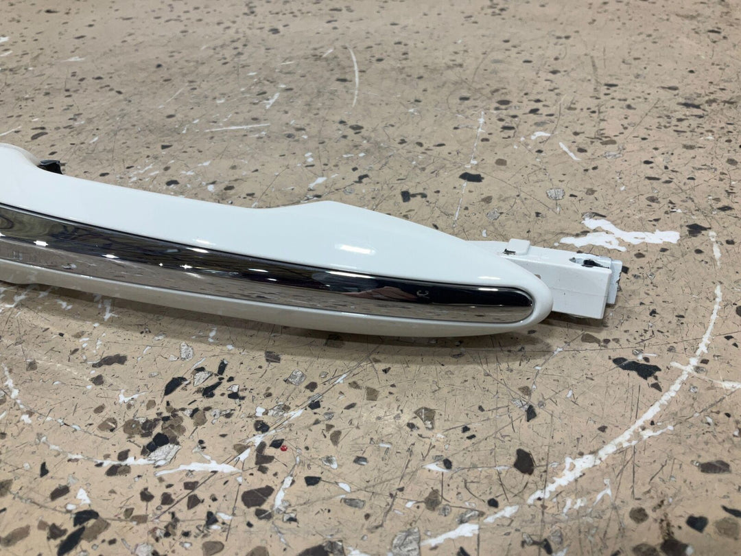 14-19 Infiniti Q50 Rear Left LH Outer Exterior Door Handle (Pure White QAW)