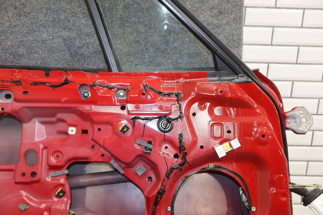 01-05 Mazda Miata NB LH Left Driver Door Shell (Red Repainted) See Photos