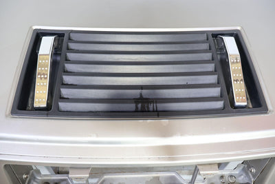 03-07 Hummer H2 OEM BARE Hood W/Cracked Upper Grille (Pewter 11U) See Notes