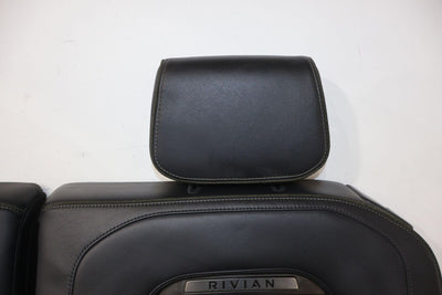 22-24 Rivian RS1 3rd Row Back Leather Seats (Black Mountain Suede) See Photos