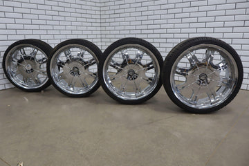 Cadillac XLR Set of 4 TSW 22x8.5 Wheels W/Tires *See Photos & Notes*