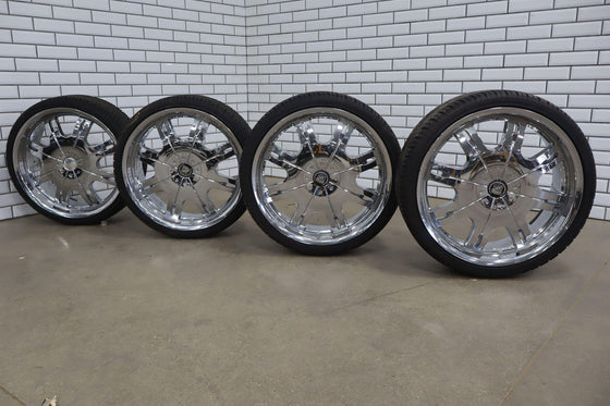 Cadillac XLR Set of 4 TSW 22x8.5 Wheels W/Tires *See Photos & Notes*