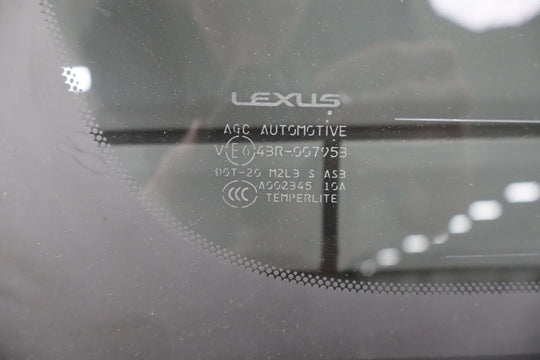 10-23 Lexus GX460 Right Passenger Rear Quarter Glass Window (Antenna)