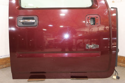 03-09 Hummer H2 Front Right RH Door W/ Glass (Twilight Maroon 49U) See Photos