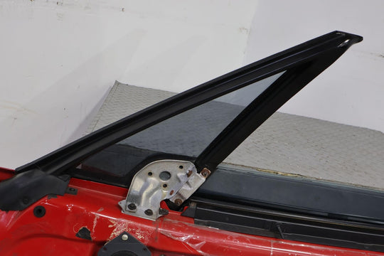 88-91 Buick Reatta Right RH Passenger Door W/ Glass (Bright Red 66i) Resprayed