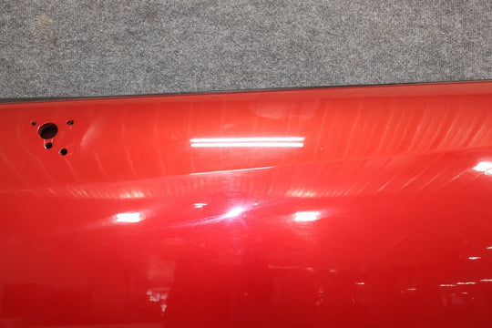 04-09 Cadillac XLR Left LH Driver Door Shell (Crimson Pearl 86U) Sold Bare