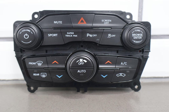 17-18 Dodge Challenger Dual Zone Climate SRT Control Panel (68293608AC) Tested