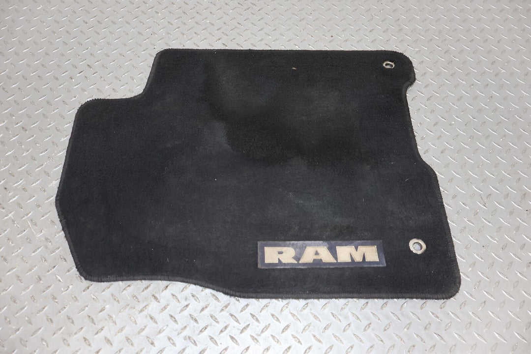 13-18 Ram 1500 Crew Cab Cloth OEM Floor Mats Set of 3 (Black) Light Wear