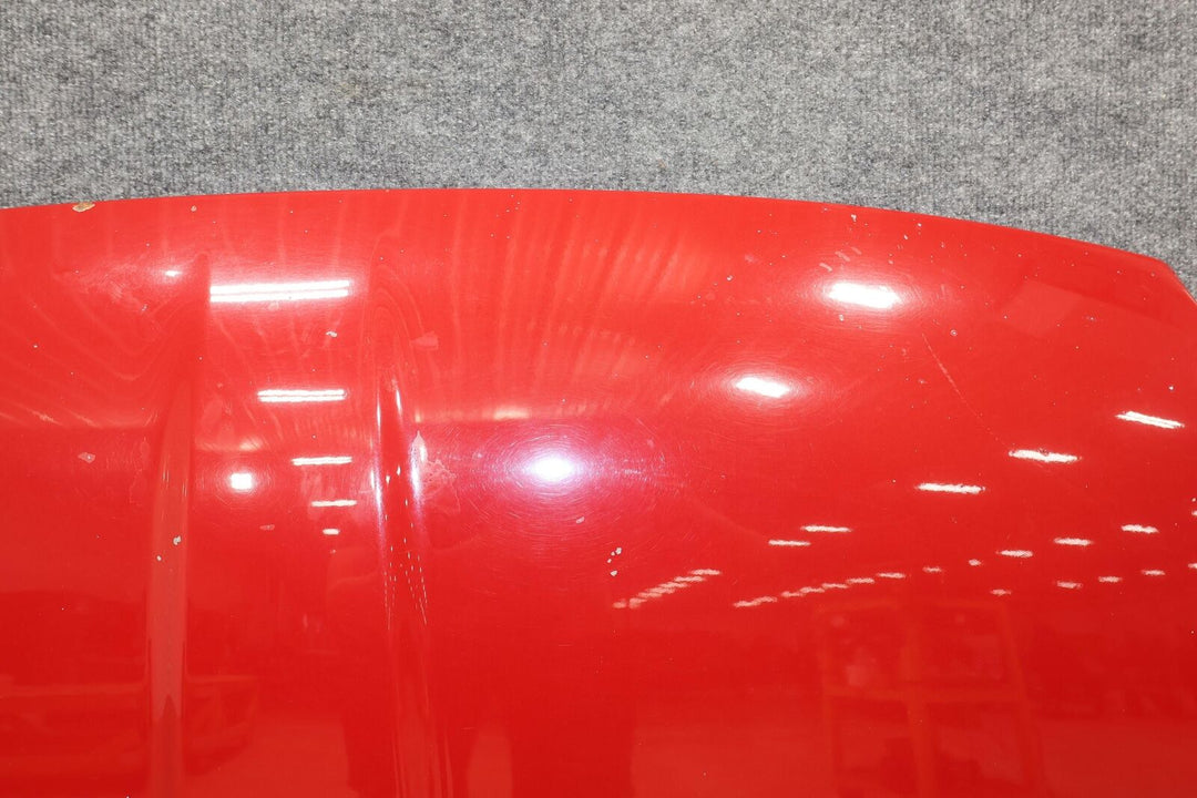 12-19 Fiat 500 Abarth Front OEM Hood Bonnet (Rosso Red PR1) See Photos