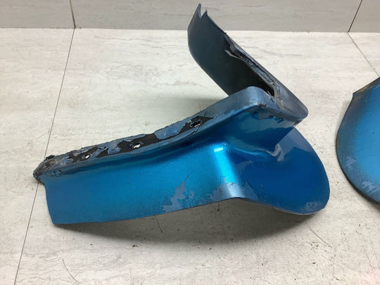 1973 Ford Galaxie LTD Front Bumper Filler Mouldings - Blue