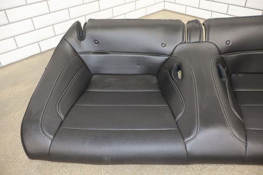 2015-2017 Ford Mustang GT Leather Heated/Ventilated Seat Set (Front/Rear) Black