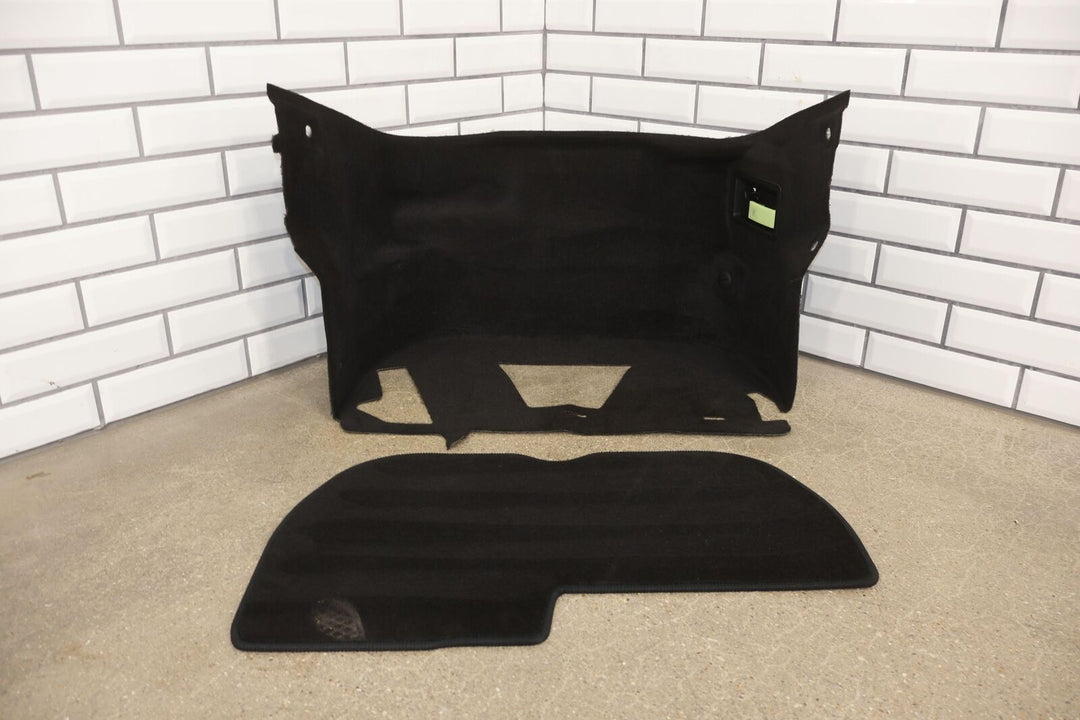 05-08 Porsche 911 997 Targa Coupe Front Trunk Carpet & Trim Cleanout (Black)