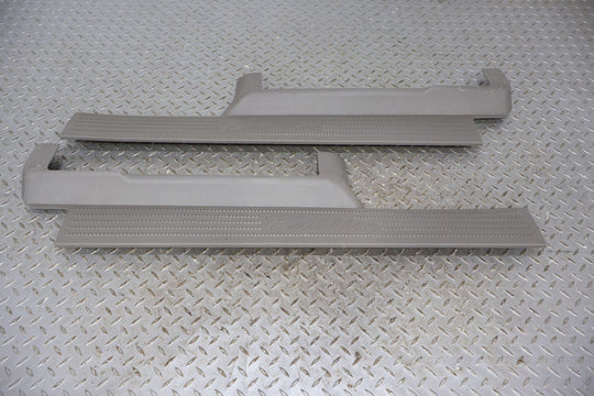 02-06 Cadillac Escalade Short WB Front Pair Door SIll Entry Plates (Pewter 922)