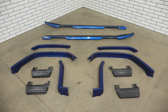 2006 Hummer H2 OEM 12 Piece Special Edition (Opt WS2) Exterior Molding Kit