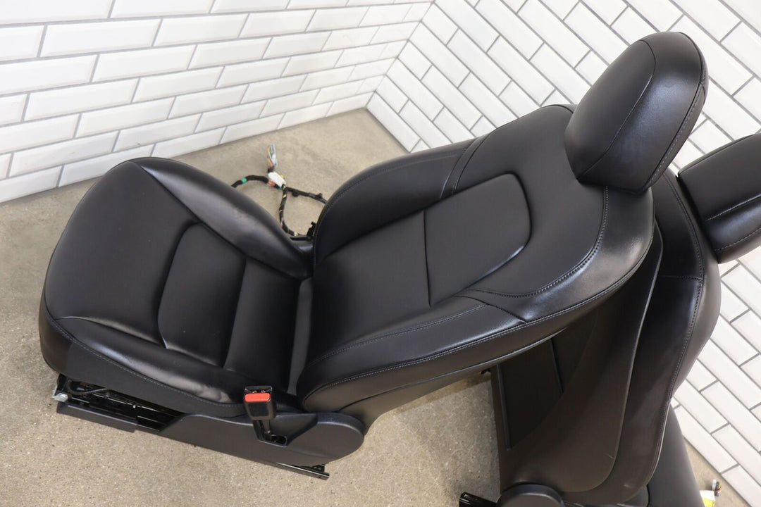 17-22 Tesla Model 3 OEM Power Leatherette Seat Set Front/Rear (Black) Tested