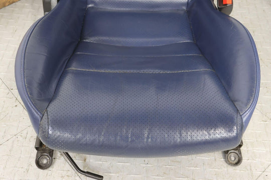 04-05 Honda S2000 Pair LH&RH Blue Leather Manual Seats Set (Blue Type C)