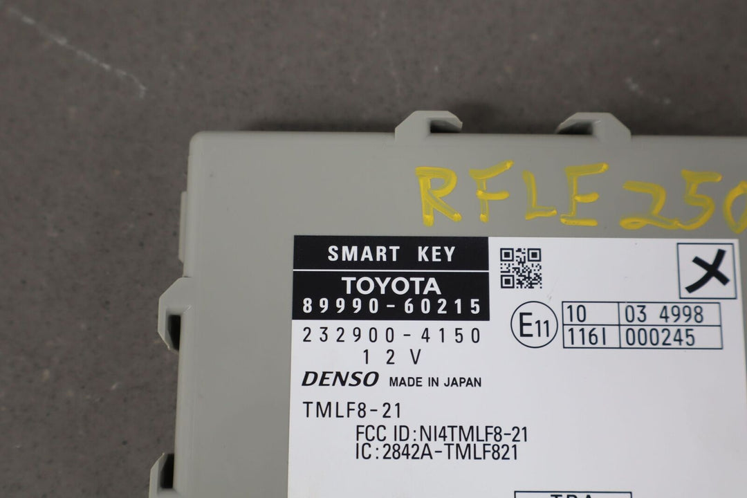 14-19 Lexus GX460 Smart Key Keyless Entry Anti-Theft Control Module 89990-60215