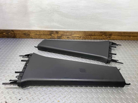 03-04 Audi RS6 LH & RH Interior Lower B-Pillar Trim Panels (Black) See Notes