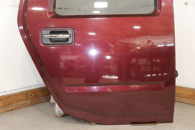 03-09 Hummer H2 Rear Right RH Door W/ Glass (Twilight Maroon 49U) See Photos