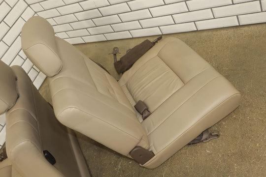 1996-1997 Lexus LX450 Land Cruiser Pair Rear 3rd Row Leather Seats (Beige LC43)