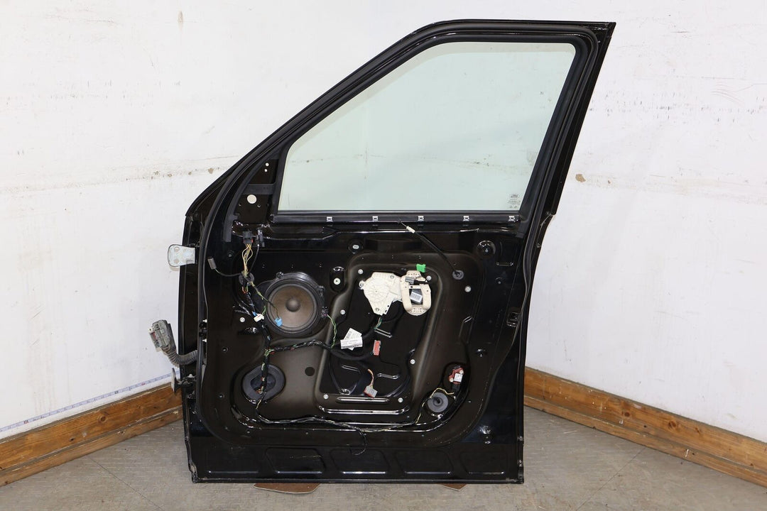 06-13 Range Rover Sport Front Right RH Door W/ Glass (Santorini Black 820) Notes