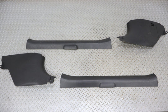 09-20 Nissan 370Z Coupe Z34 Pair LH&RH Door Sill Entry Plates (Black)