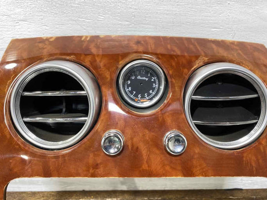 03-10 Bentley Continental GTC Interior Radio Trim Bezel (Woodgrain) SEE NOTES