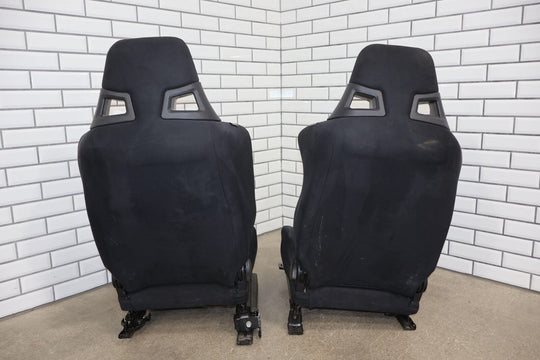 2011 Mitsubishi Lancer Evolution X GSR Alcantara Recaro Seats Set (Black 68P)