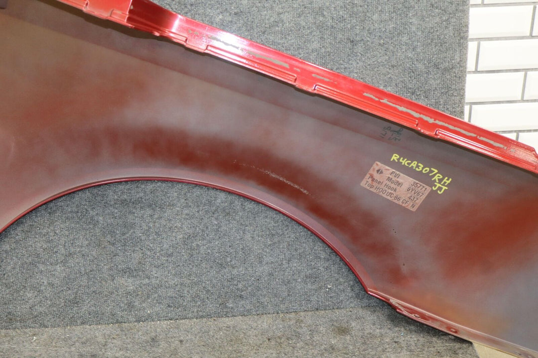 04-09 Cadillac XLR RH Right Passenger Quarter Panel Crimson Pearl (86U)