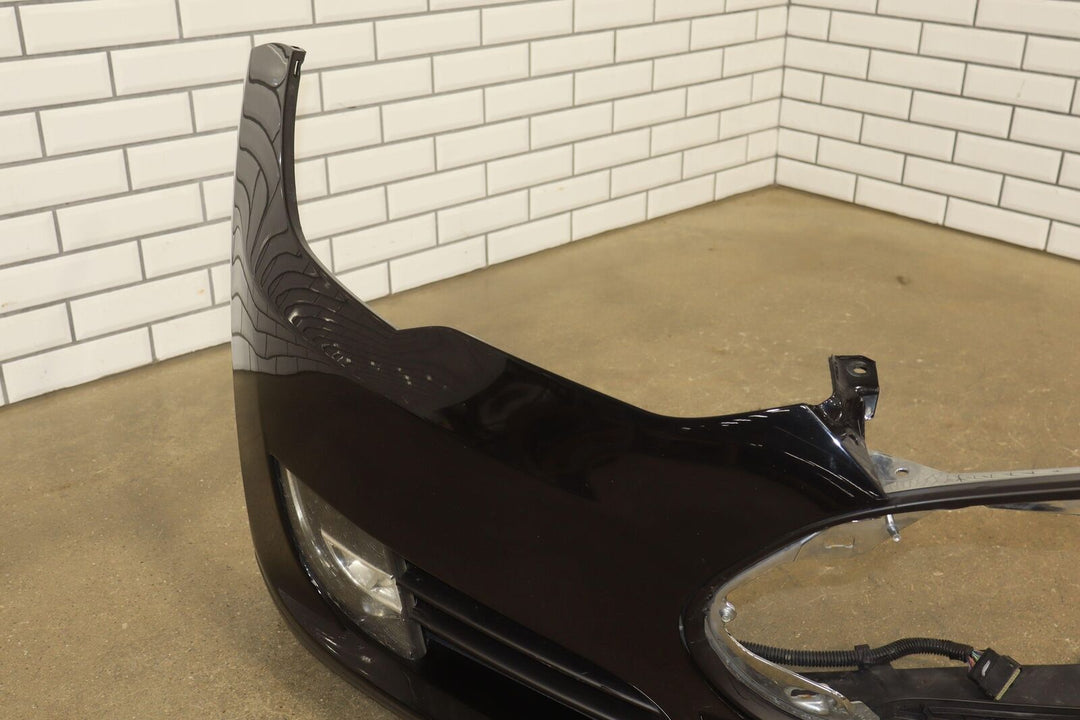 2012-2015 Tesla Model S OEM Front Bumper with Fogs/Shutters (Black PBSB)